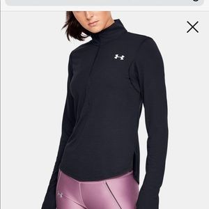 Under Armour Black Half Zip Jacket Women’s Small